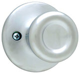 Kwikset 488T-26D satin chrome single dummy door knob