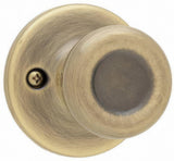 Kwikset 488T-5 antique brass single dummy door knob