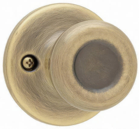 Kwikset 488T-5 antique brass single dummy door knob