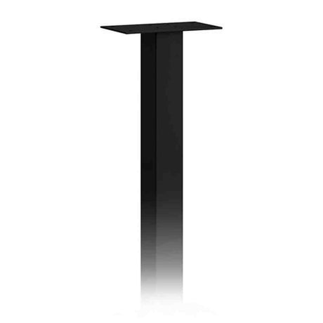 Salsbury Industries 4895BLK black mailbox post