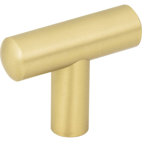 Jeffrey Alexander 48BG brushed gold t shaped cabinet knob