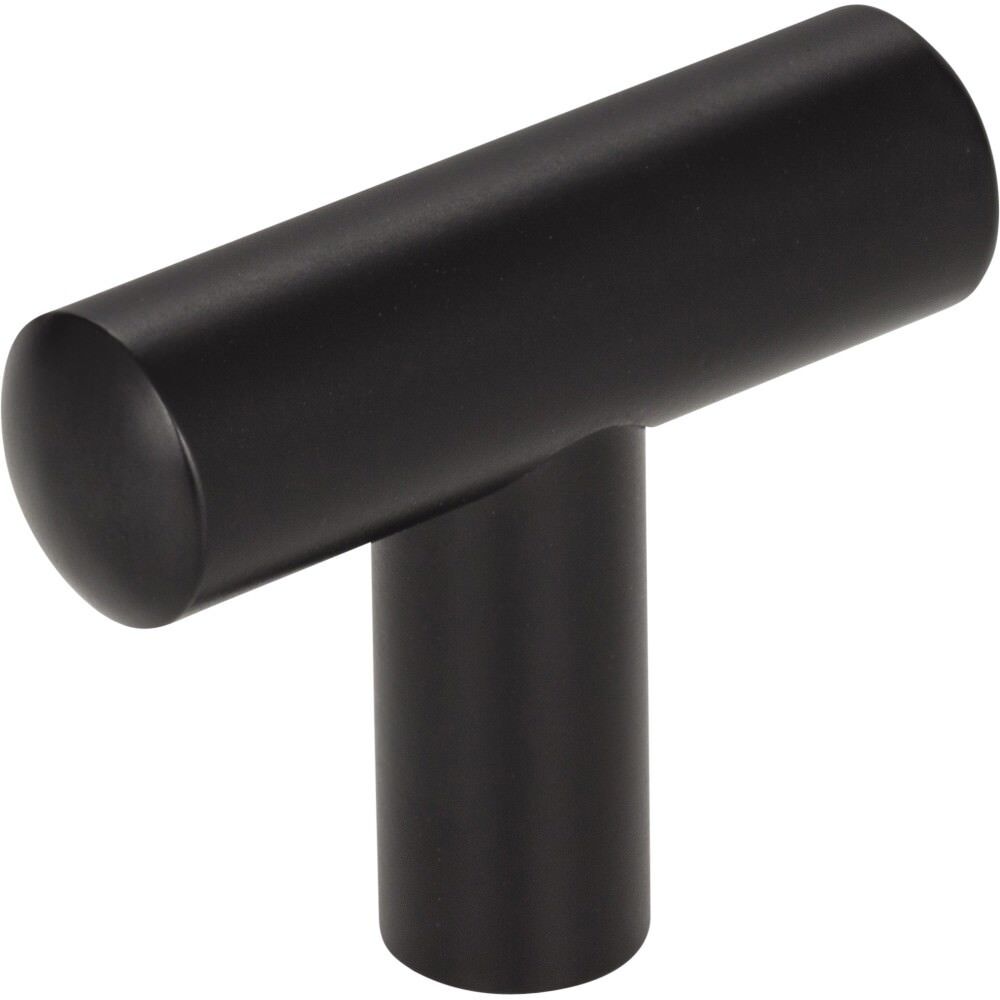 Jeffrey Alexander 48MB matte black t shaped cabinet knob