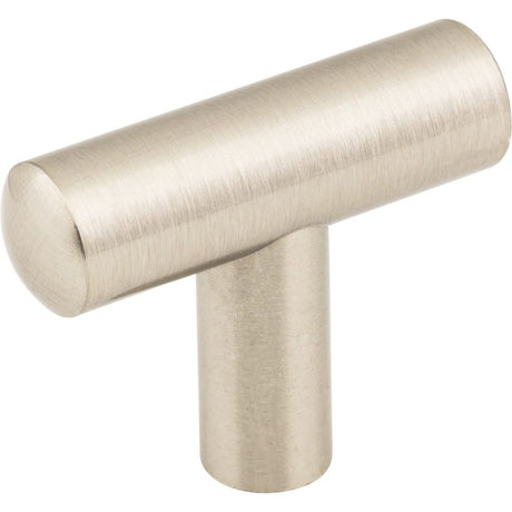 Jeffrey Alexander 48SN satin nickel t shaped cabinet knob