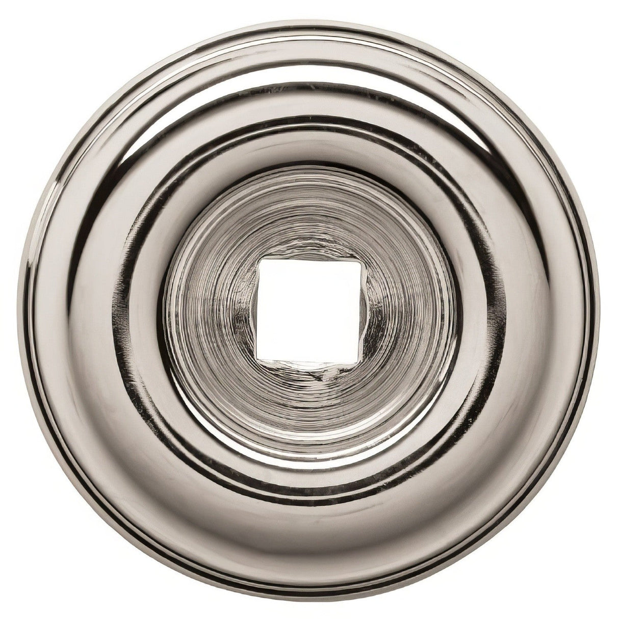 Baldwin 4902055 lifetime bright nickel cabinet knob backplate