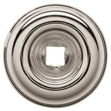 Baldwin 4902055 lifetime bright nickel cabinet knob backplate