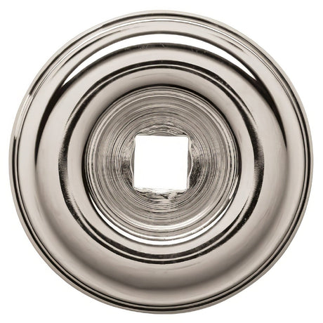 Baldwin 4902055 lifetime bright nickel cabinet knob backplate