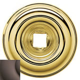 Baldwin 4902112 venetian bronze cabinet knob backplate