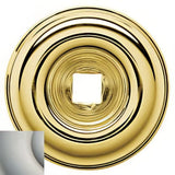 Baldwin 4902150 satin nickel cabinet knob backplate