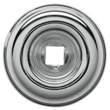 Baldwin 4902260 bright chrome cabinet knob backplate