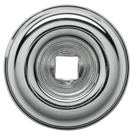 Baldwin 4902260 bright chrome cabinet knob backplate