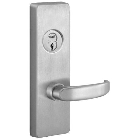 Stanley 4908D630RHR satin stainless steel keyed entry exterior trim