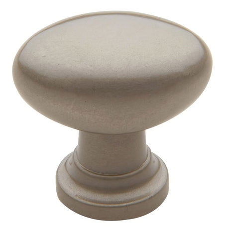 Baldwin 4910150 satin nickel oval cabinet knob