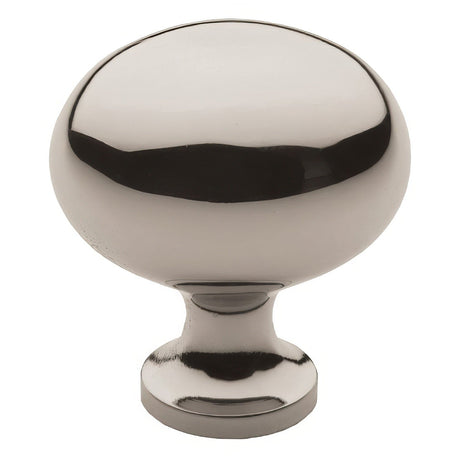Baldwin 4913055 lifetime bright nickel oval cabinet knob
