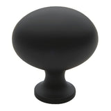 Baldwin 4913190 satin black oval cabinet knob