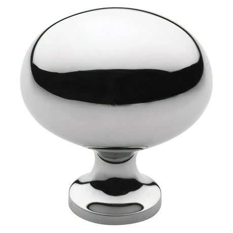 Baldwin 4913260 bright chrome oval cabinet knob