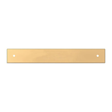Baldwin 4926031 unlacquered brass cabinet pull backplate
