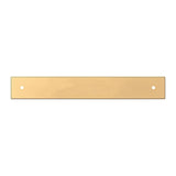 Baldwin 4926031 unlacquered brass cabinet pull backplate