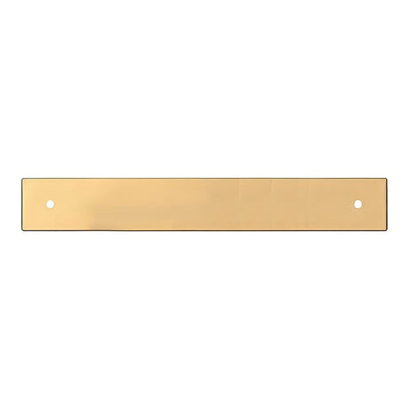 Baldwin 4926044 lifetime satin brass cabinet pull backplate