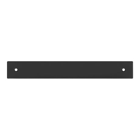 Baldwin 4926190 satin black cabinet pull backplate