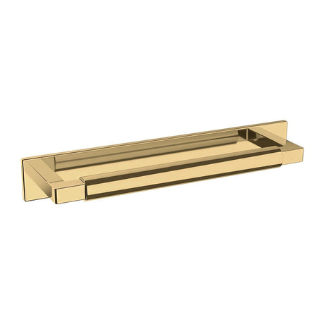 Baldwin 4927003 lifetime brass cabinet pull backplate