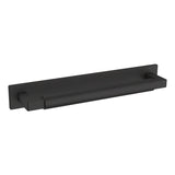 Baldwin 4927190 satin black cabinet pull backplate