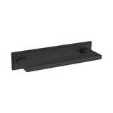 Baldwin 4940190 satin black cabinet pull backplate