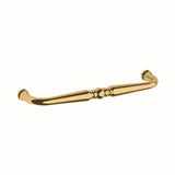 Baldwin 4946031 unlacquered brass arched cabinet pull