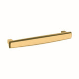Baldwin 4947031 unlacquered brass rectangular cabient pull