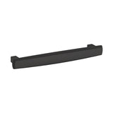 Baldwin 4947190 satin black rectangular cabient pull