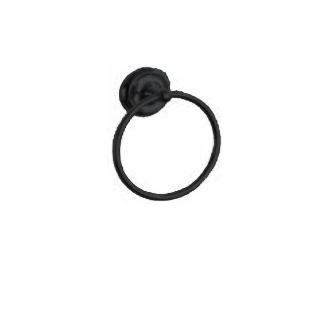 Orca Hardware 4960-BL black towel ring