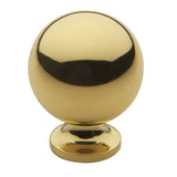 Baldwin 4960030 bright brass ball cabinet knob