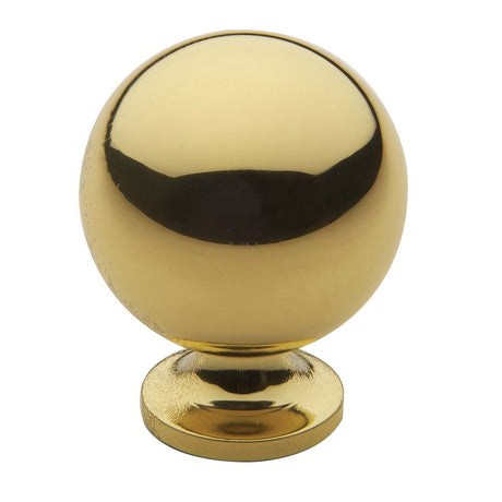 Baldwin 4960030 bright brass ball cabinet knob