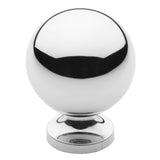 Baldwin 4960260 bright chrome ball cabinet knob