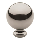 Baldwin 4961055 lifetime bright nickel ball cabinet knob