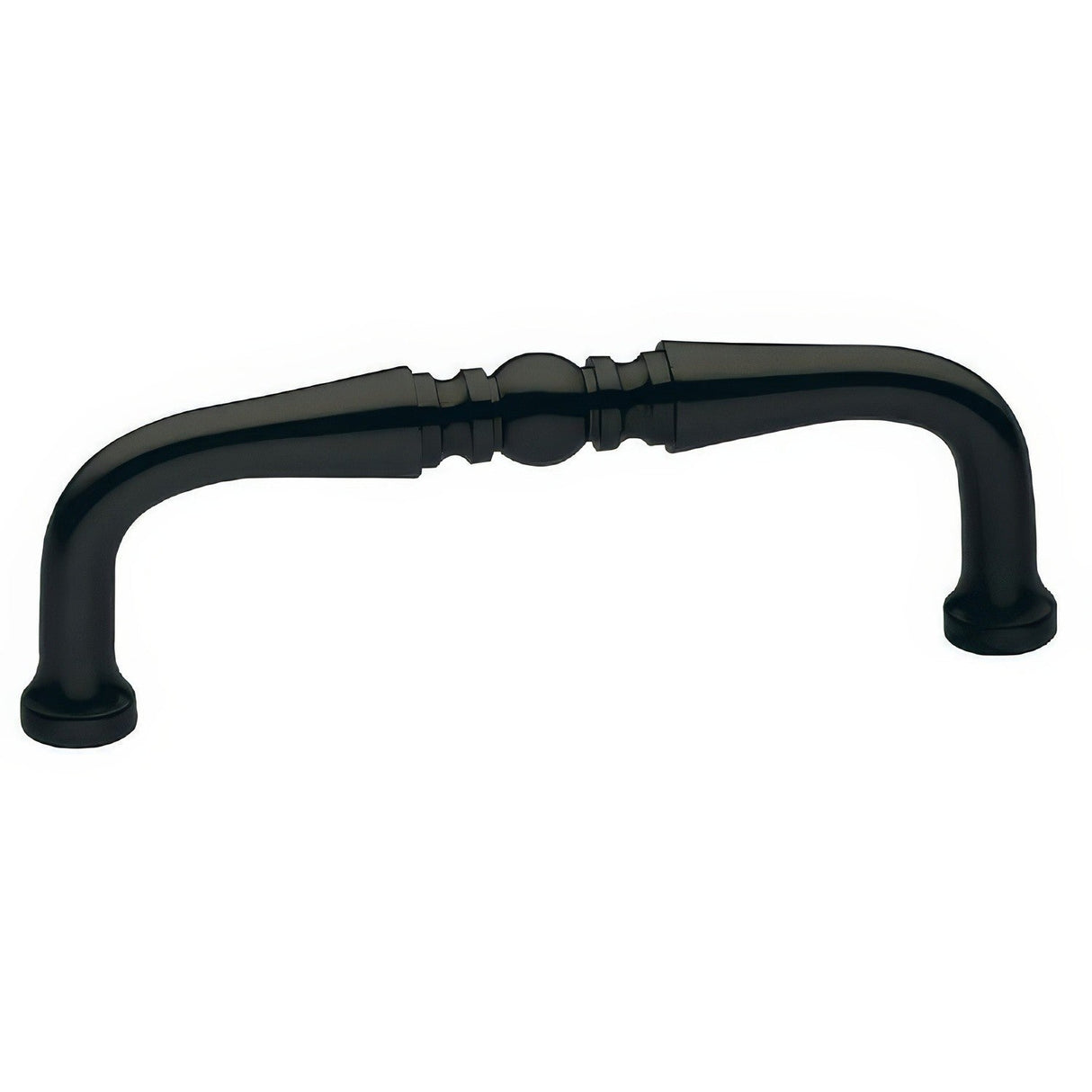 Baldwin 4964190 satin black arched cabinet pull
