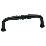 Baldwin 4964190 satin black arched cabinet pull