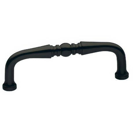 Baldwin 4964190 satin black arched cabinet pull