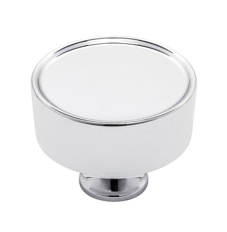 Baldwin 4973260 bright chrome round cabinet knob