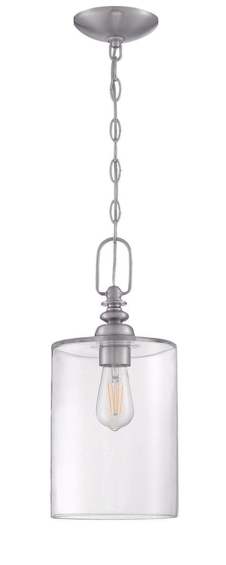 Craftmade 49891-BNK-C brushed polished nickel mini pendant