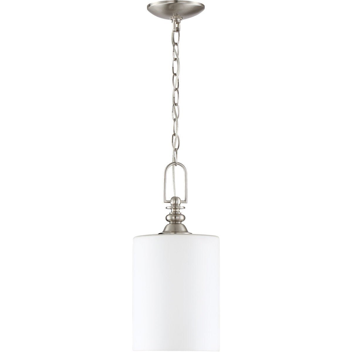 Craftmade 49891-BNK brushed polished nickel mini pendant