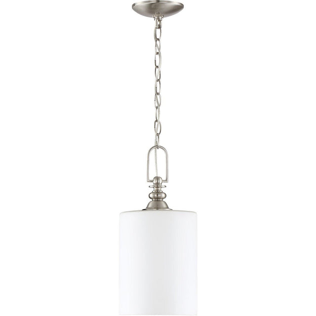 Craftmade 49891-BNK brushed polished nickel mini pendant