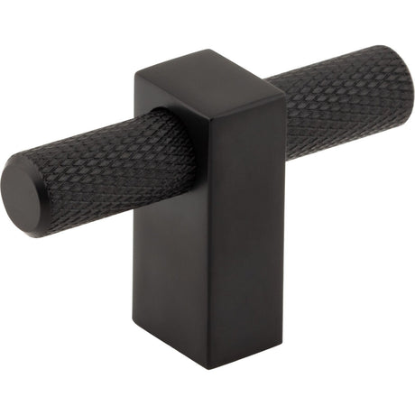 Jeffrey Alexander 498T-MB matte black cabinet knob