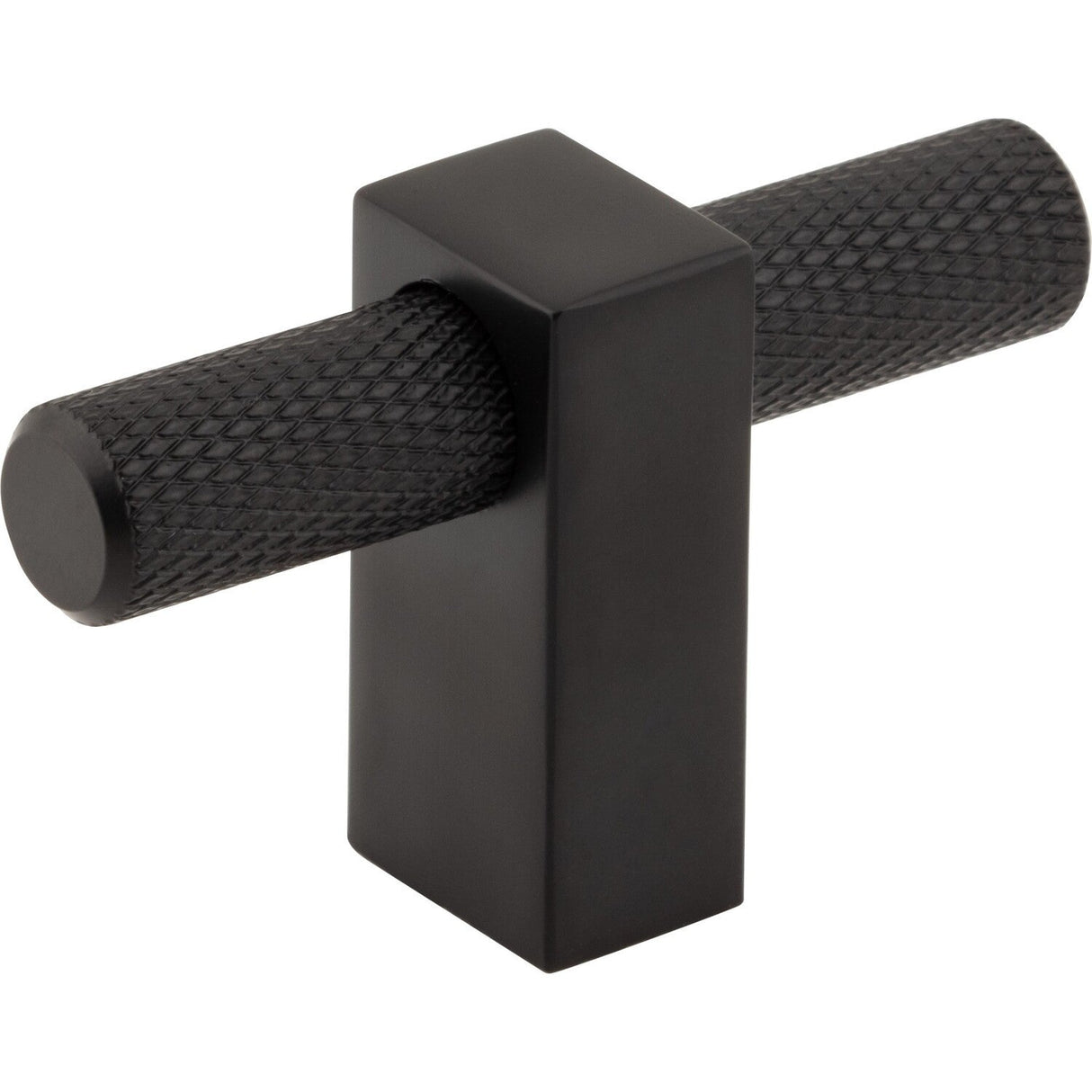 Jeffrey Alexander 498T-MB matte black cabinet knob