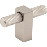 Jeffrey Alexander 498T-SN satin nickel cabinet knob