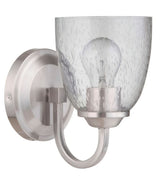 Craftmade 49901-BNK Serene 1 Light Wall Sconce Brushed Polished Nickel