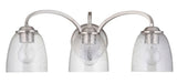 Craftmade 49903-BNK Serene 3 Light Vanity Brushed Polished Nickel