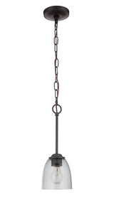 Craftmade 49991-ESP Serene 1 Light Mini Pendant Espresso