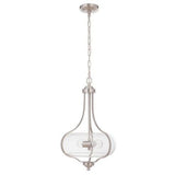 Craftmade 49992-BNK Serene 2 Light Pendant Brushed Polished Nickel