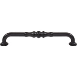 Top Knobs TK3437BLK Bayridge 12" Center to Center Bar Pull Flat Black