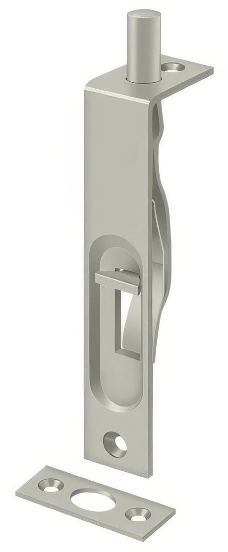 Deltana 4FBS15 satin nickel flush bolt